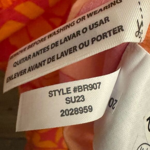 NWT J Crew Factory Size 2 Tiered Puff Sleeve V Neck Midi Preppy Dress - Picture 12 of 12